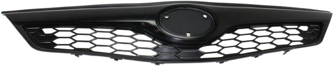 Front Grille Partial Painted Black Plastic Direct Replacement Compatible With 2012-2014 Toyota Camry TO1200354 5310106340C0