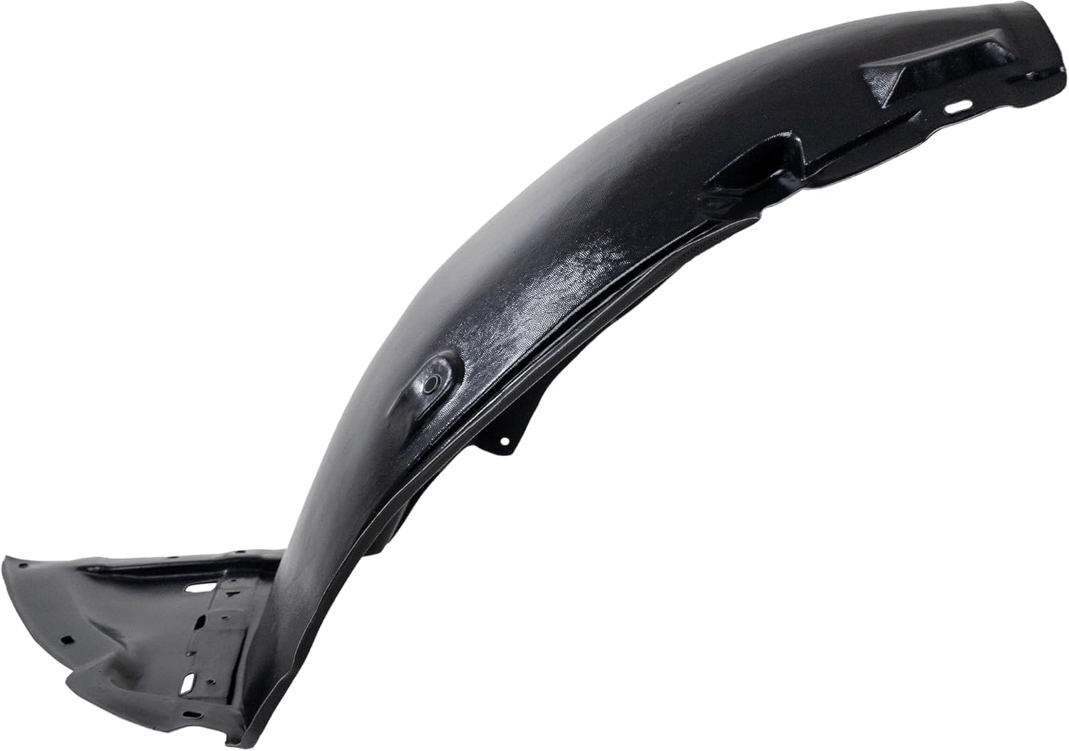 Front Section Fender Liner Left Driver Side Direct Replacement Compatible With 2007-2008 Infiniti G35 / 2009-2013 G37 IN1248119 63845JK30A