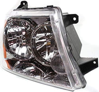 Set Of 2 Front Head Light Assembly Halogen Plastic Left Driver & Right Passenger Side Direct Replacement Compatible With 2003-2006 Lincoln Navigator FO2503209 FO2502209