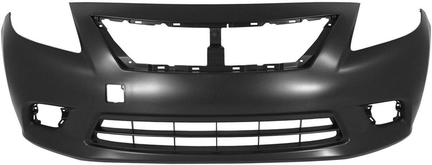 Front Bumper Cover Primed Direct Replacement Compatible With 2012-2014 Nissan Versa NI1000284 FBM223BA0H