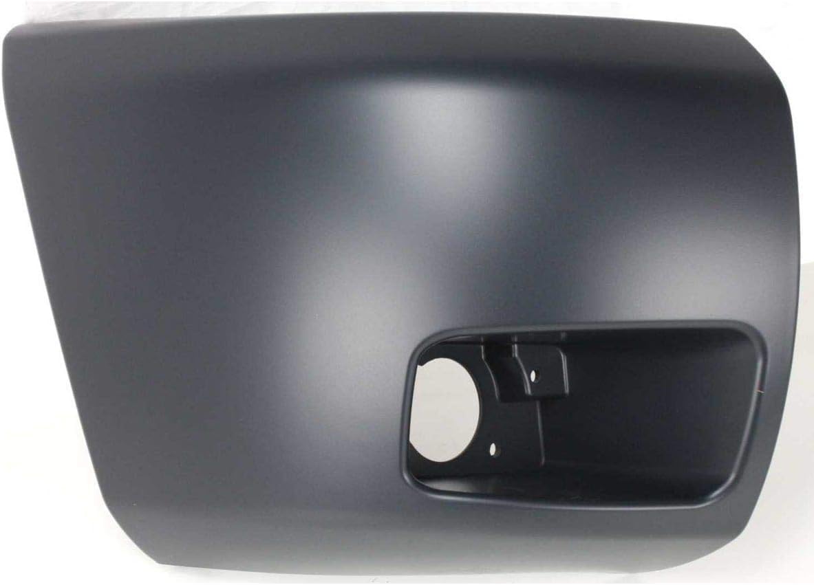 Front Bumper End Cap Primed Right Passenger Side Direct Replacement Compatible With 2007-2013 Chevrolet Silverado 1500 GM1005147 15891682