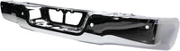 Rear Step Bumper Face Bar Chrome Steel Direct Replacement Compatible With 2007-2013 Toyota Tundra TO1102245 521510C090