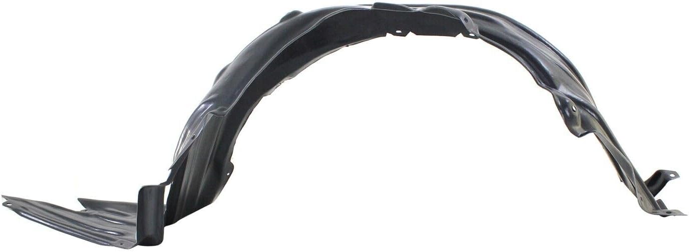 Front Fender Liner With Extension Sheet Right Passenger Side Direct Replacement Compatible With 2014-2016 Lexus IS250 / IS350 / IS200T / IS300 LX1249126 5380553070