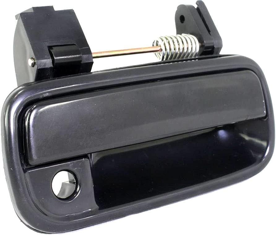 Set of 2 Front Exterior Door Handle Smooth Black Left Driver & Right Passenger Side Direct Replacement Compatible with 1989-1995 Toyota Pickup / 1990-1995 4Runner ‎6921089110-PFM