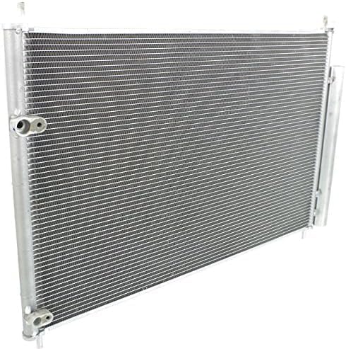 Front AC Condenser Aluminum Core Direct Replacement Compatible With 2009-2010 Pontiac Vibe / 2009-2019 Toyota Corolla / 2008-2016 Scion SC3030105 8845012280 8845012340