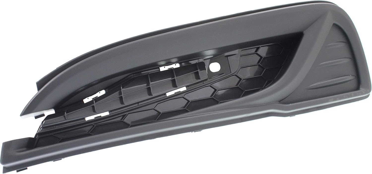Front Fog Light Cover Textured Left Driver Side Direct Replacement Compatible With 2013-2015 Honda Civic HO1038113 71107TR3A61