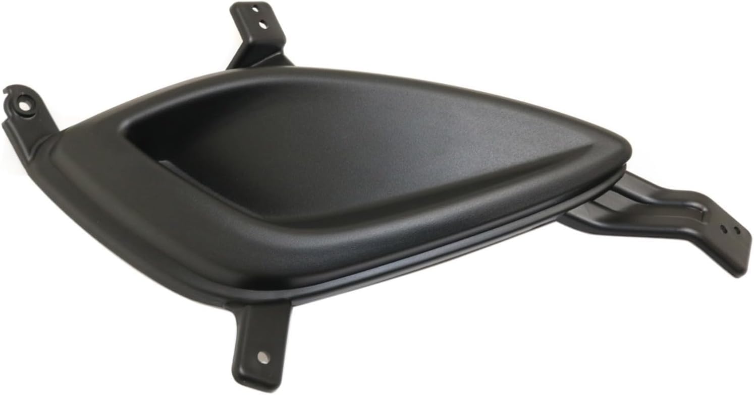 Front Fog Light Cover Textured Left Driver Side Direct Replacement Compatible With 2011-2013 Hyundai Elantra HY1038112 865633Y000