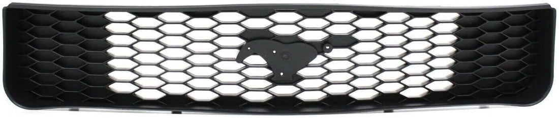 Front Upper & Lower Grille Textured + Bumper Brackets Left Drive & Right Passenger Side Direct Replacement Compatible With 2005-2009 Ford Mustang FO1200421 FO1036115 FO1066166