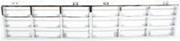 Front Grille Chrome Insert Direct Replacement Compatible With 1981-1985 Dodge Full Size Pickup CH1200104 4168723