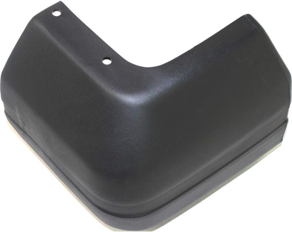 Rear Bumper End Cap Without Tire Mount Holes Textured Left Driver Side Direct Replacement Compatible With 1984-1990 Jeep Wagoneer / 1984-1996 Cherokee CH1105137 55029244
