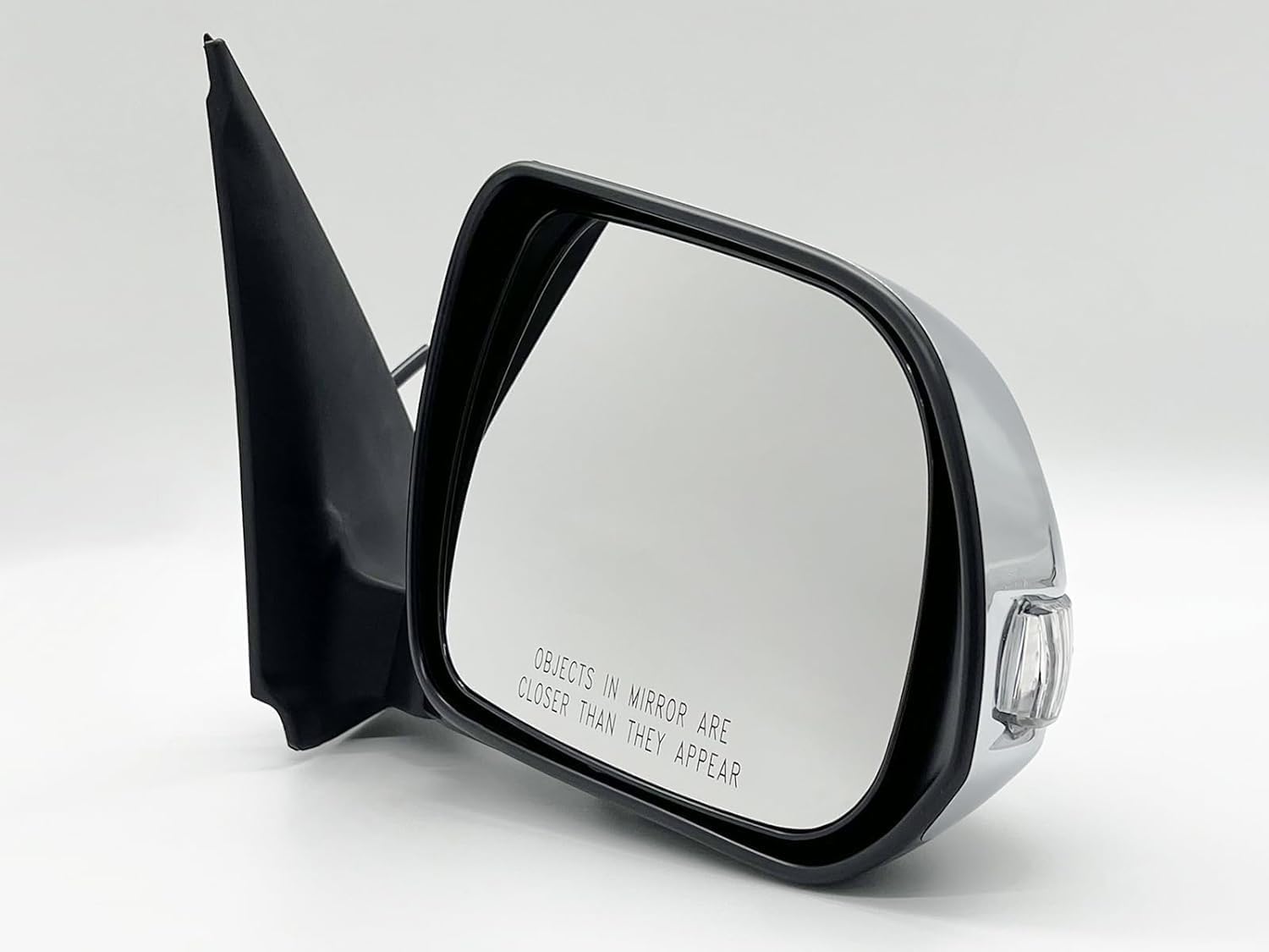 Front Power Mirror Manual Folding Non-Heated Chrome Left Driver Side Direct Replacement Compatible With 2012-2015 Toyota Tacoma TO1320285 8794004210-PFM