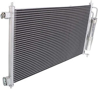 Front A/C Condenser Aluminum Core Direct Replacement Compatible With 2007-2012 Nissan Versa / 2009-2014 Cube NI3030163 92100ZW40D