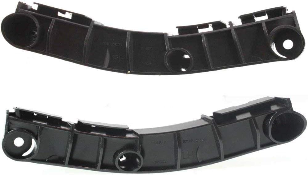 Set Of 2 Front Bumper Bracket Left Driver & Right Passenger Side Direct Replacement Compatible With 2005-2010 Scion tC SC1043100 SC1042100 5211521020 5211621020