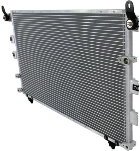 Front A/C Condenser Aluminum Core Direct Replacement Compatible With 2001-2007 Toyota Sequoia TO3030140 884600C080