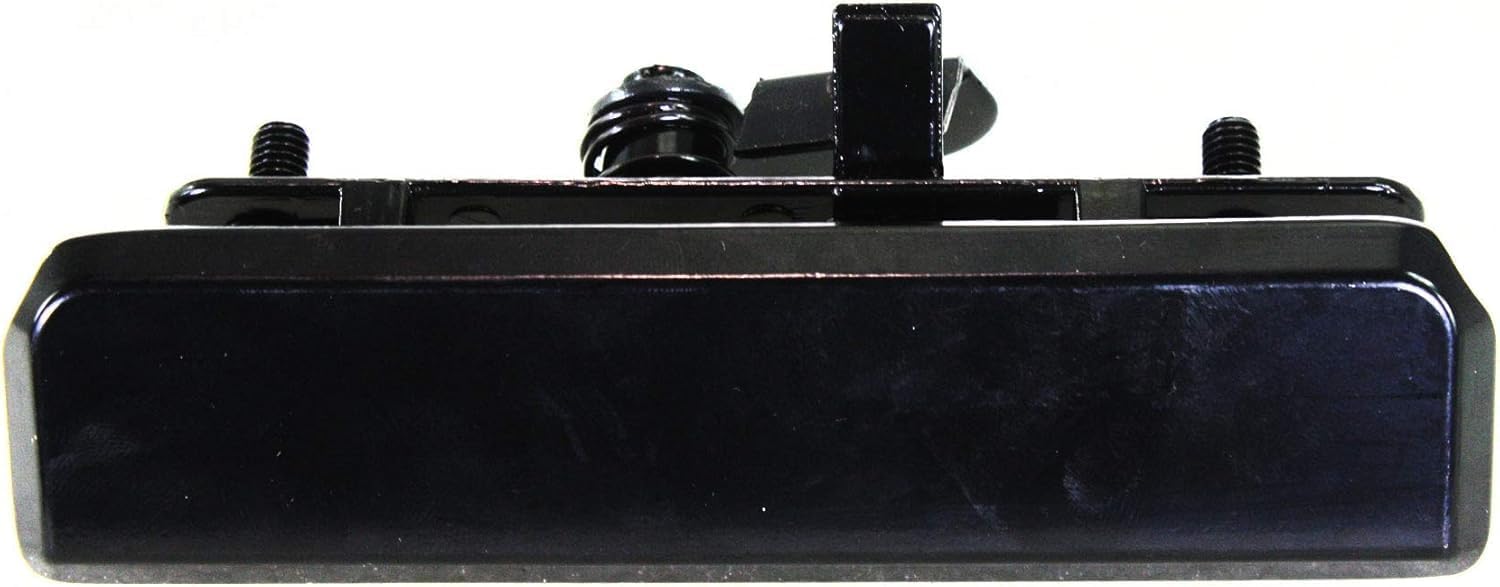 Rear Exterior Door Handel Smooth Black Direct Replacement Compatible with 1992-2005 GMC Safari/Chevrolet Astro GM1820104 15173052
