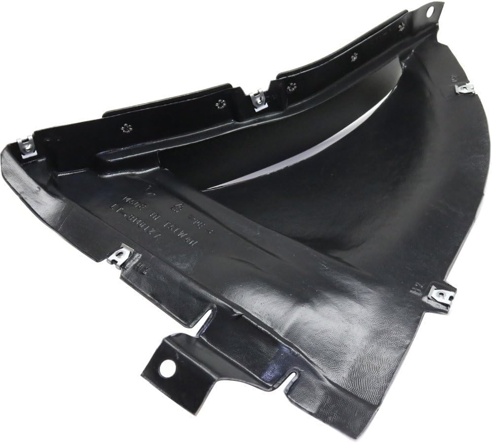 Front Fender Liner Lower Section Left Driver Side Direct Replacement Compatible With 2010-2015 BMW 7-Series BM1250132 51757898891
