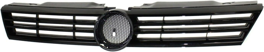 Front Grille Assembly Primed Shell And Insert Plastic Direct Replacement Compatible With 2011-2014 Volkswagen Jetta VW1200151 5C6853651QWA
