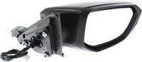 Front Power Mirror Manual Folding Non Heated Primed Right Passenger Side Direct Replacement Compatible With 2016-2021 Honda Civic HO1321283 76208TBAA02ZA-PFM 76208TBAA03Z