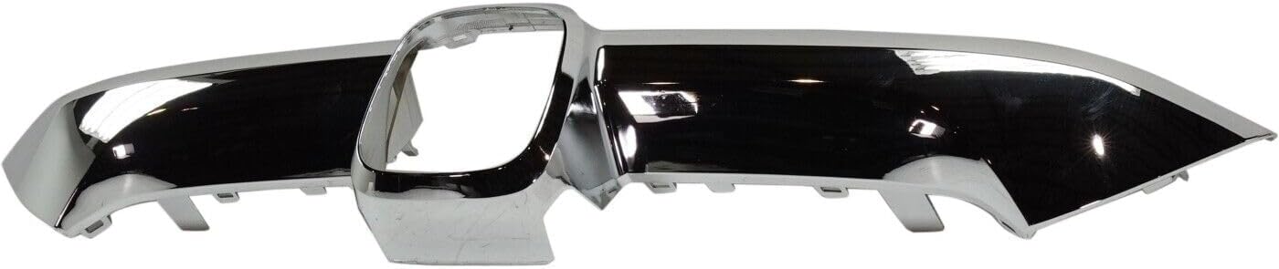 Front Center Grille Trim Molding Chrome Direct Replacement Compatible With 2017-2019 Honda CR-V HO1210150 71122TLAA00