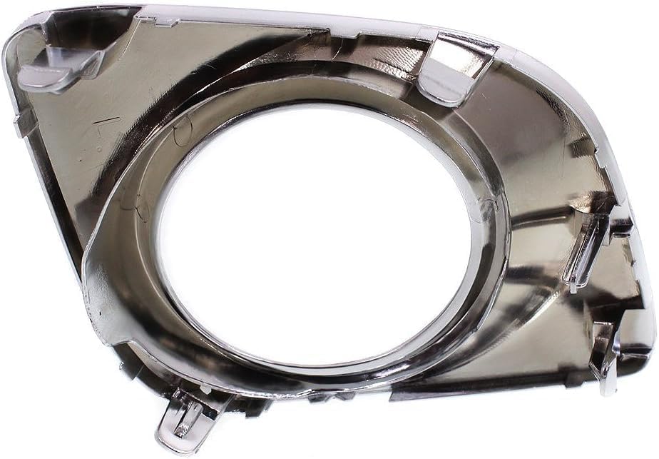 Front Fog Light Molding Chrome Left Driver Side Direct Replacement Compatible With 2009-2012 Toyota Venza TO1038133 521280T010