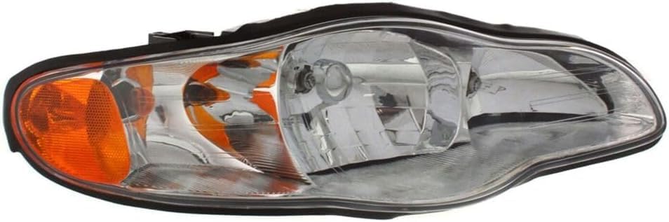 Set Of 2 Front Headlight Composite Assembly Halogen Right Passenger & Left Driver Side Direct Replacement Compatible With 2000-2005 Chevrolet Monte Carlo GM2503212 GM2502212 10349959