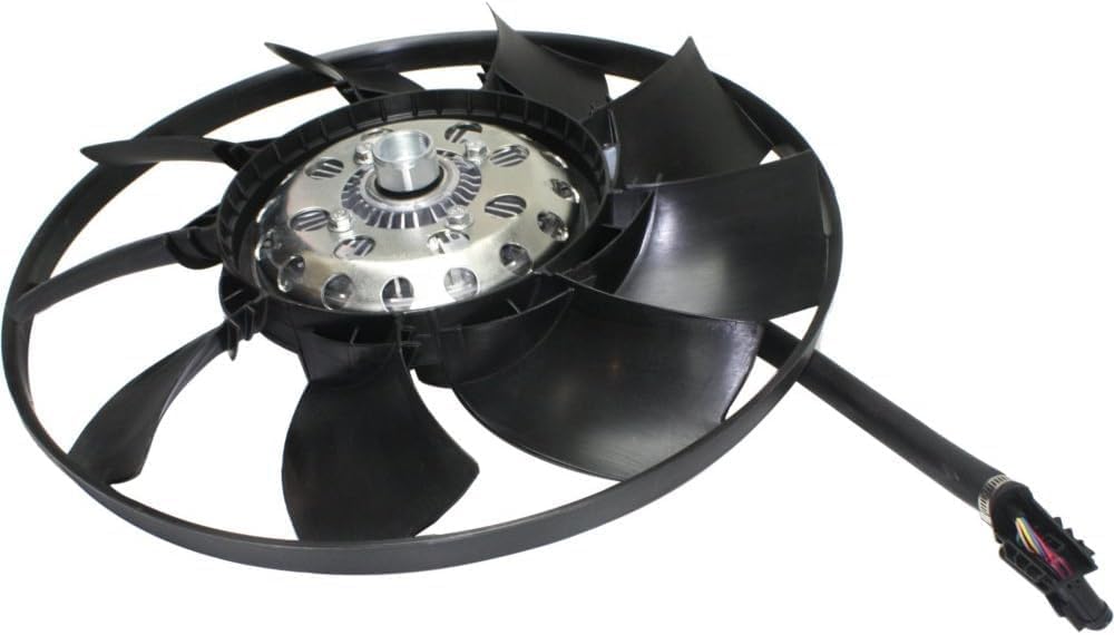 Front Clutch Radiator Cooling Fan Direct Replacement Compatible With 2006-2009 Land Rover Range Rover LR025955