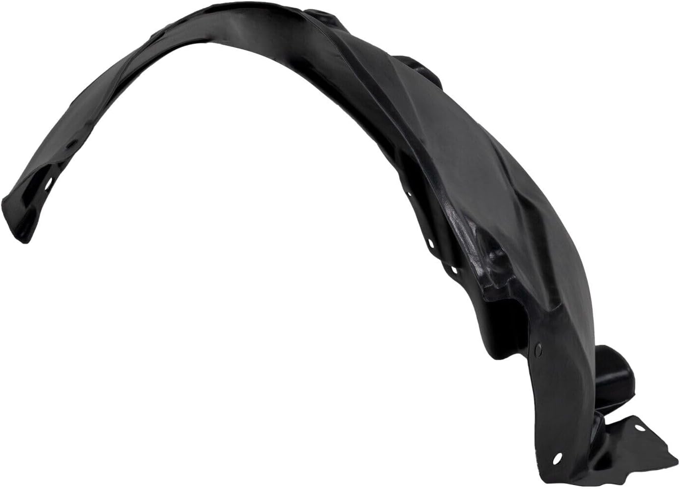 Front Fender Liner Rear Section Right Passenger Side Direct Replacement Compatible With 2008-2013 Infiniti G37 / 2014-2015 Q60 IN1249113 63842JL00A