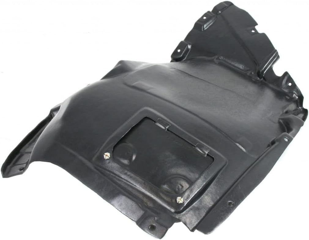 Front Section Fender Liner Right Passenger Side Direct Replacement Compatible With 2008-2013 BMW 1-Series BM1249106 51717180150