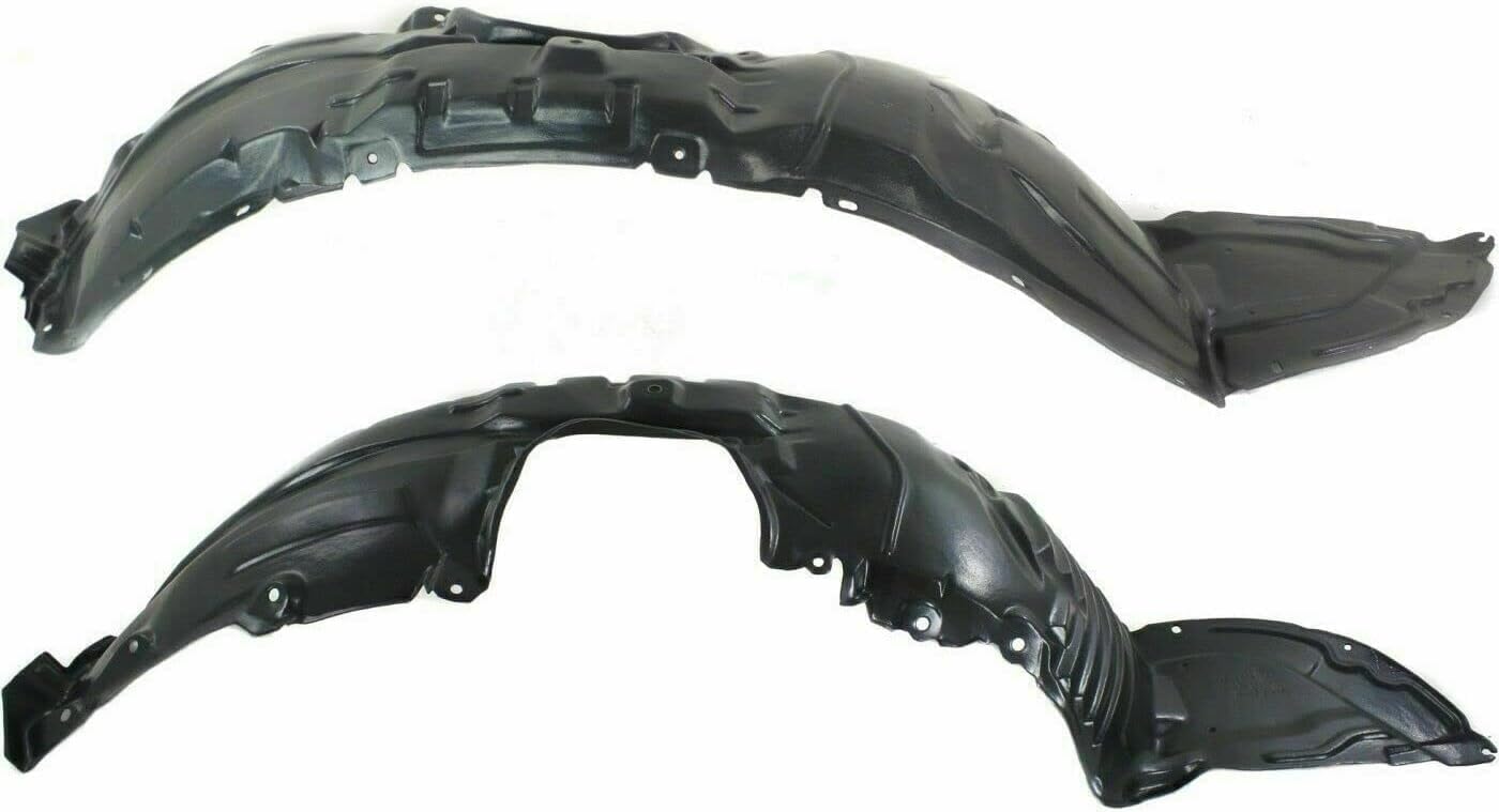 Front & Rear Engine Splash Shield Under Cover + Fender Liners Left Driver Right Passenger Side Direct Replacement Compatible with Mazda 3 2010-2013 MA1249139 MA1248139 MA1228113