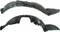 Front & Rear Engine Splash Shield Under Cover + Fender Liners Left Driver Right Passenger Side Direct Replacement Compatible with Mazda 3 2010-2013 MA1249139 MA1248139 MA1228113