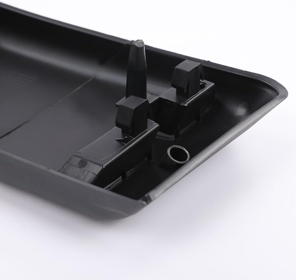 Front License Plate Bracket + Bumper Molding Textured Left Driver & Right Passenger Side Direct Replacement Compatible with 2009-2014 Ford F-150 FO1053100 FO1068134 9L3Z17A385A