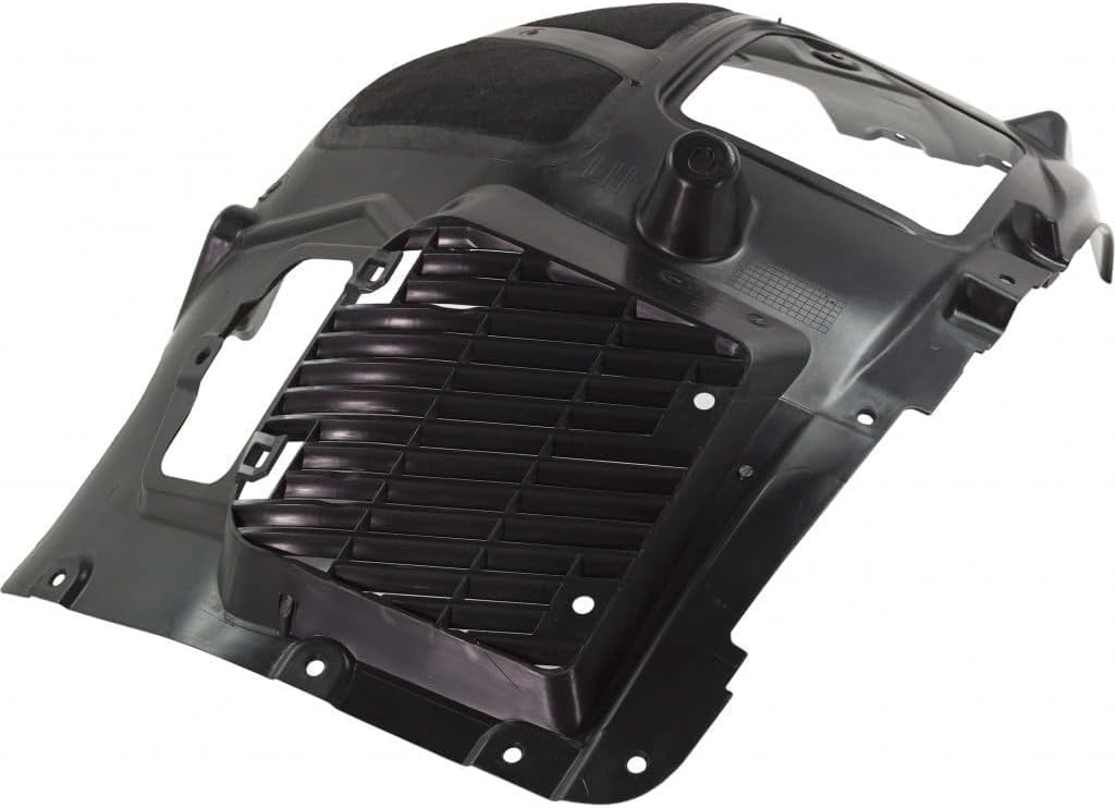 Front Fender Liner Middle Section Left Driver Side Direct Replacement Compatible With 2017-2023 BMW 5-Series BM1248157 51717340785