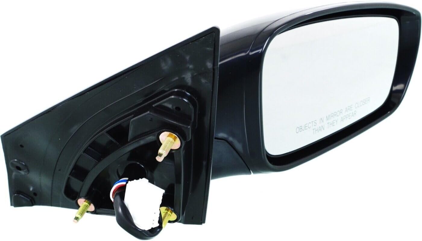 Set Of 2 Power Mirror Manual Folding Heated Primed Left Driver & Right Passenger Side Direct Replacement Compatible With 2011-2014 Hyundai Sonata HY1321168 HY1320168 876203Q110