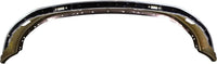 Front Lower Bumper Chrome Steel With Fog Light Holes Direct Replacement Compatible With 2013-2018 Ram 1500 CH1002396 68160853AB