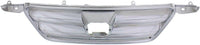 Front Bumper Upper Grille Chrome Shell & Insert Direct Replacement Compatible With 2005-2006 Honda CR-V HO1200194 71122S9AA01-PFM
