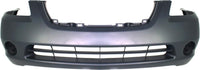 Front Bumper Cover Primed With Fog Light Holes Direct Replacement Compatible With 2002-2004 Nissan Altima NI1000193 620228J040