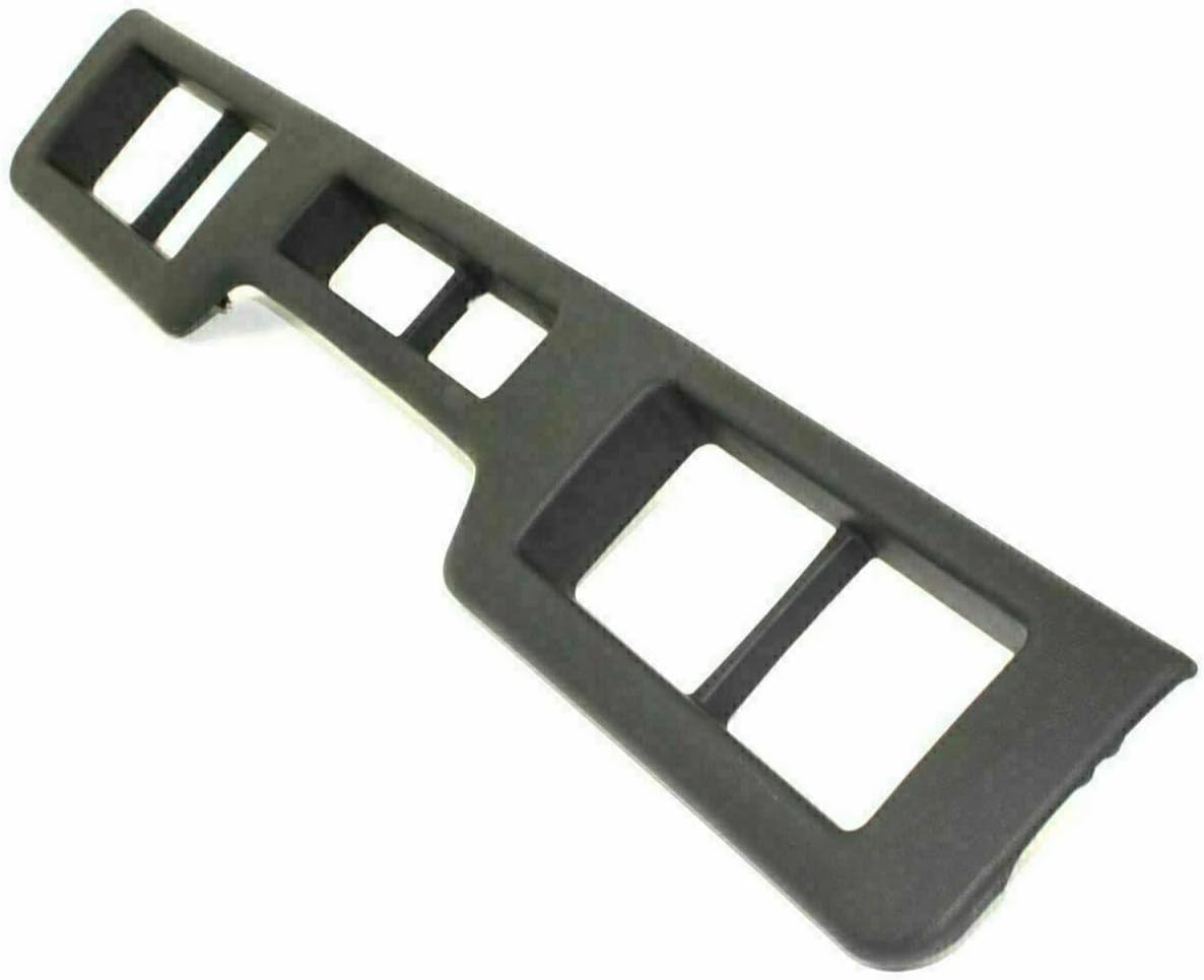 Front Bumper Chrome + Moldings Center + Left Driver & Right Passenger Side Direct Replacement Compatible With Ford F-Series/Bronco 1992-1996 FO1002254 FO1057272 FO1058271 FO1059271