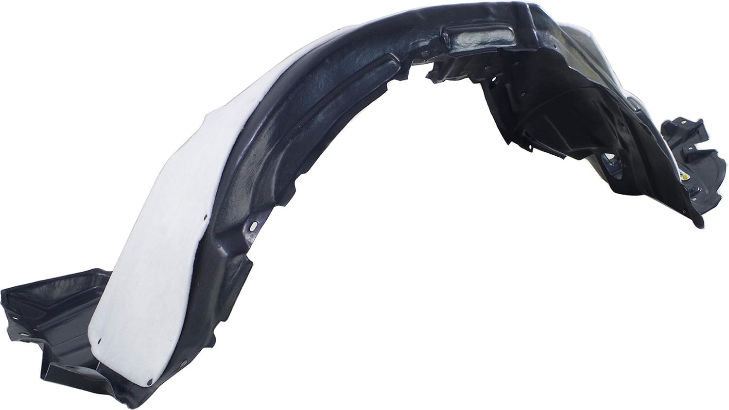 Front Fender Liner Right Passenger Side Direct Replacement Compatible with 2010-2012 Lexus LS460 / LS600h LX1249130 5380550061