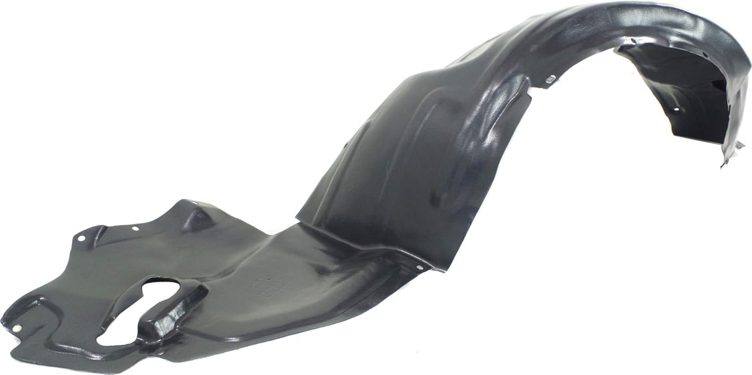 Front Fender Liner Left Driver Side Direct Replacement Compatible With 1997-2001 Lexus ES300 LX1250105 5387633080