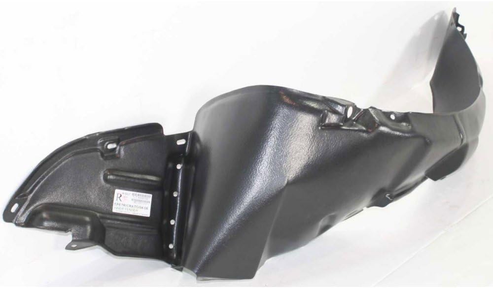 Front Fender Liner Right Passenger Side Direct Replacement Compatible With 2000-2004 Nissan Xterra NI1249105 638407Z000