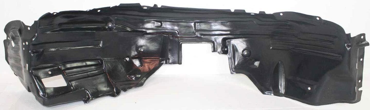 Front Fender Liner Left Driver Side Direct Replacement Compatible With 2004-2006 Lexus LS430 LX1250114 5380650030