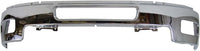 Front Bumper Chrome Steel + Lower Valance + Extension Textured + Fog Lights Left & Right Side Direct Replacement Compatible With 2011-2014 Chevrolet Silverado 2500HD 3500