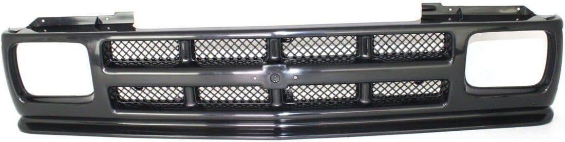 Front Grille Assembly Textured Shell And Insert Plastic Direct Replacement Compatible With 1991-1994 Chevrolet S10 Blazer / 1991-1993 Pickup GM1200143 12384611