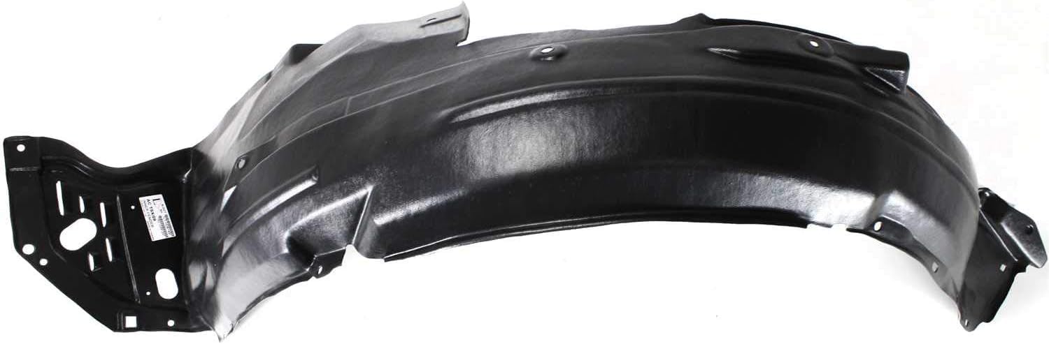 Front Fender Liner Left Driver Side Direct Replacement Compatible With 2009-2014 Acura TSX AC1248124 74150TL2A10