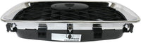 Front Center Grille Chrome Shell With Paintable Insert Plastic Direct Replacement Compatible With Subaru Impreza 2006-2007 91121FE201 SU1200146