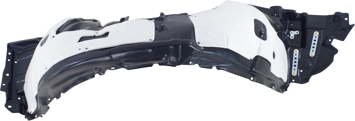 Front Fender Liner Right Passenger Side Direct Replacement Compatible with 2010-2012 Lexus LS460 / LS600h LX1249130 5380550061