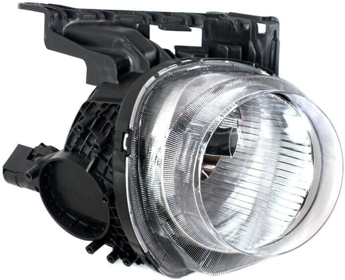 Set Of 2 Front Head Light Assembly Plastic Left Driver & Right Passenger Side Direct Replacement Compatible With 2011-2014 Nissan Juke NI2503201 NI2502201 260101KM0A 260601KM0A