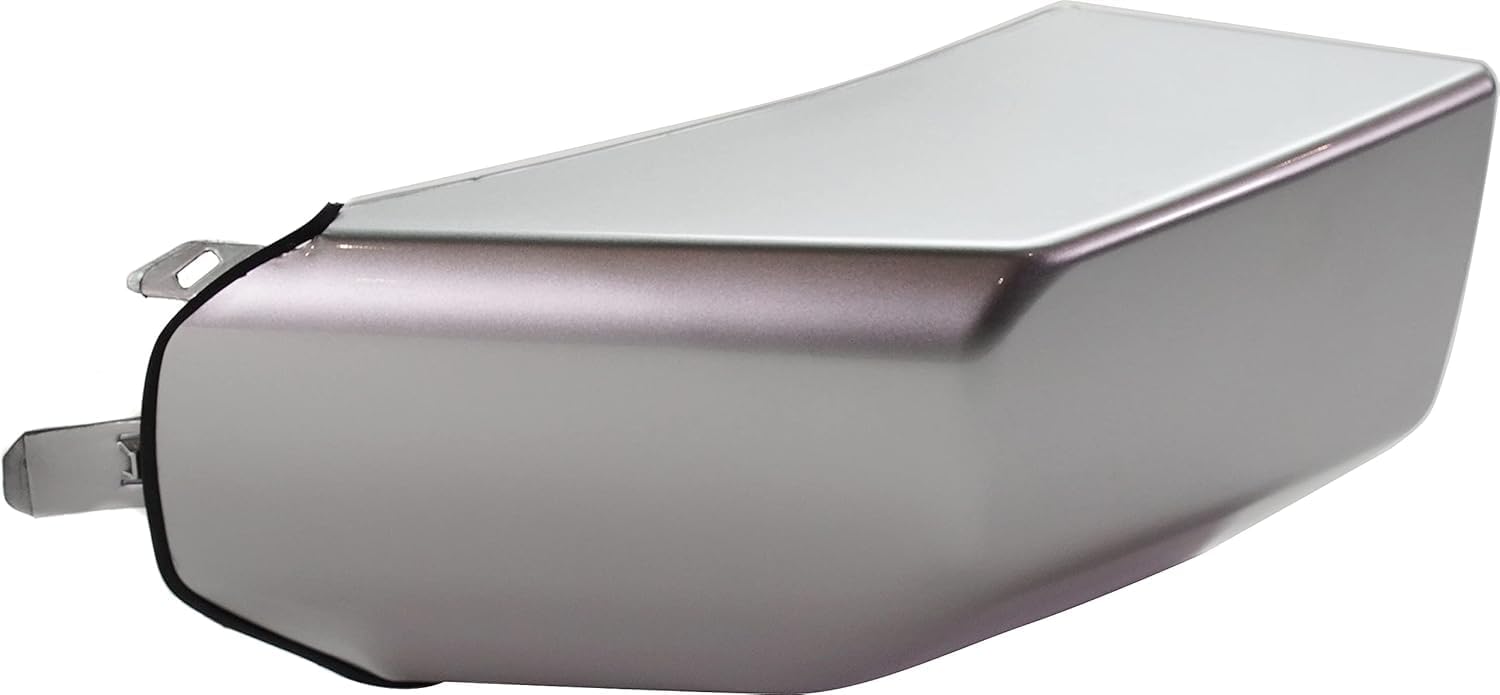 Set Of 2 Front Bumper End Painted Silver Left Driver & Right Passenger Side Direct Replacement Compatible With 2007-2014 Toyota FJ Cruiser TO1005174 TO1004174 5242235030 5242335020