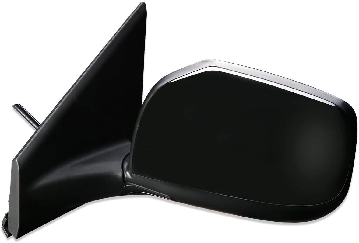 Front Power Mirror Manual Folding Heated Primed Left Driver Side Direct Replacement Compatible With 2008-2013 Nissan Rogue / 2014-2015 Select NI1320236 96302JM200-PFM
