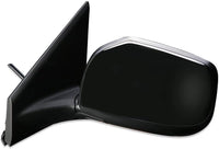 Front Power Mirror Manual Folding Heated Primed Left Driver Side Direct Replacement Compatible With 2008-2013 Nissan Rogue / 2014-2015 Select NI1320236 96302JM200-PFM